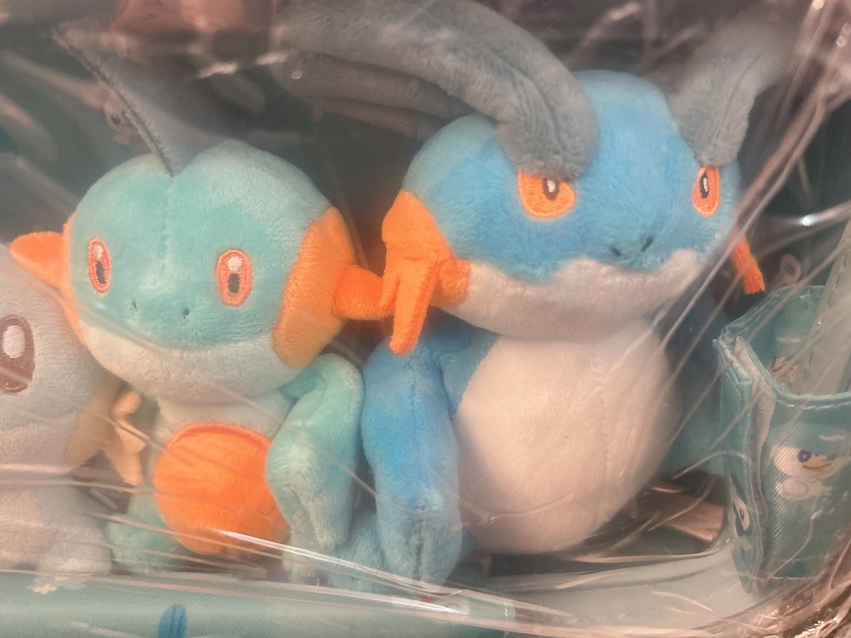 harugorou__258's tweet photo. ポケモンスーツケースでごろたん達と彼氏と旅行に出発🚄
偶然ヌマたんとラグたんがスカイピースみたいにピースしてた✌🏻
フィルム剥がしたくなくてこのまま行くよ https://t.co/Wgay5zCXxr