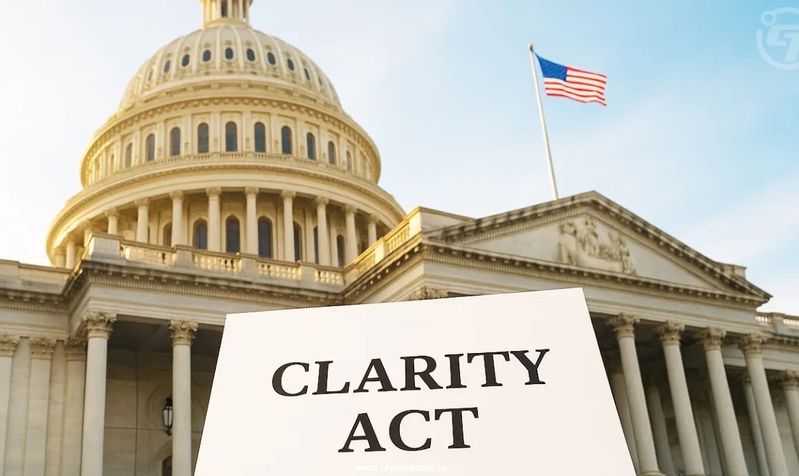 gwaendy_7's tweet photo. 🚨 BREAKING: 🇺🇸 Senate Democrats have rejected the Republican draft of the CLARITY Act over concerns surrounding ethics rules.

This is becoming a serious roadblock.

Tomorrow’s vote just got even more important🚀🔥 https://t.co/Eqe3GRPqZ3