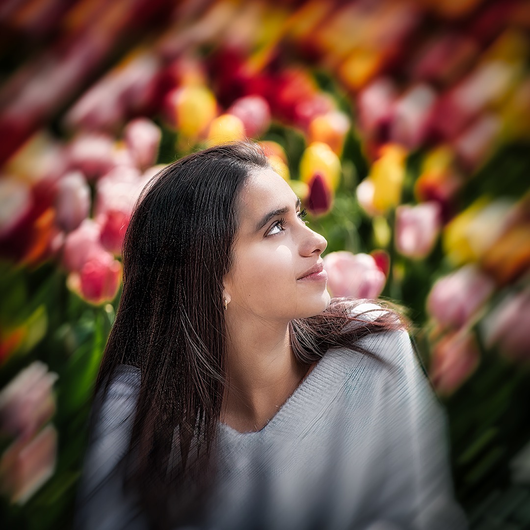 StarrForss's tweet photo. Satine, in the center of the tulip🌹 field.                     # exhibition  s https://t.co/j0WtQNv0qK