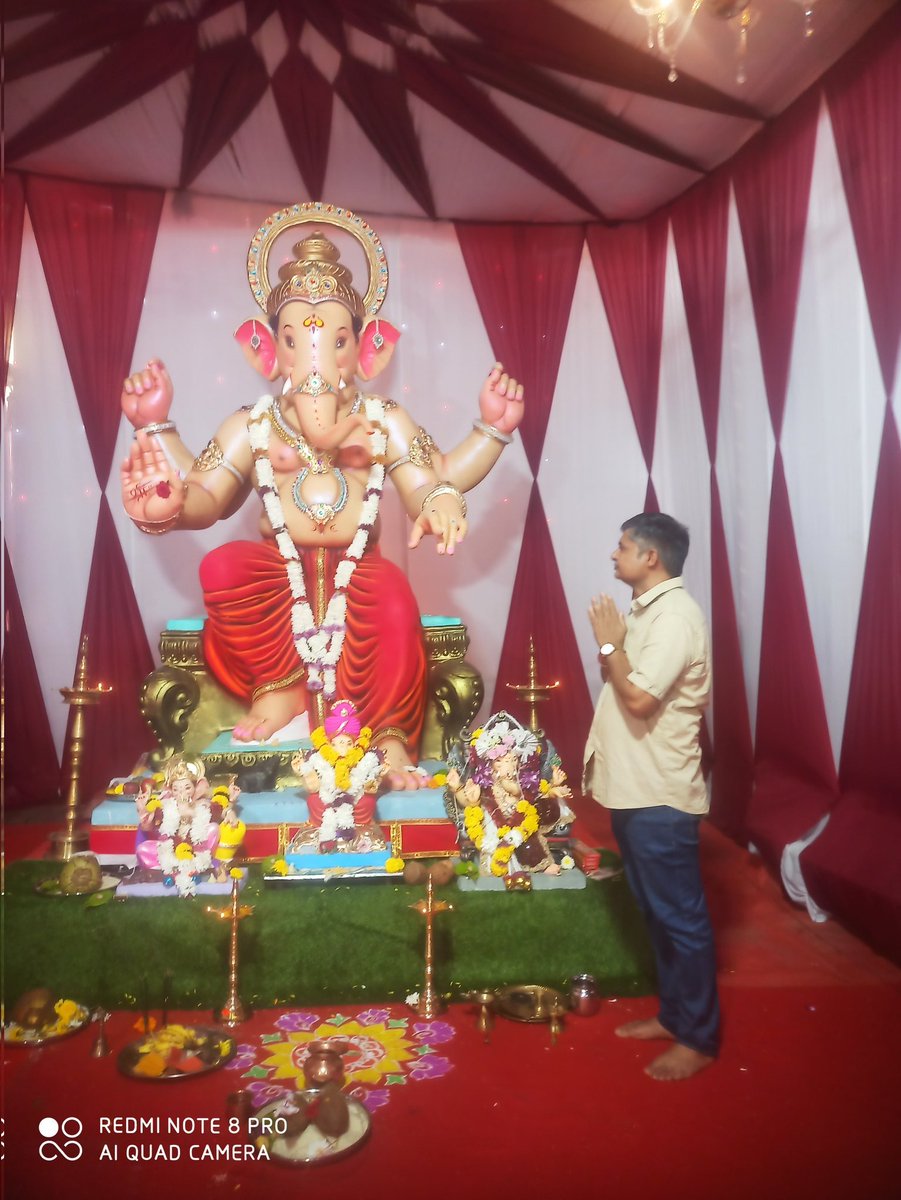 manoj71845's tweet photo. #ganpatibappamoraya #ganpati #ganesha #ganeshchaturthi #goa #vasco https://t.co/bYfLZwt504