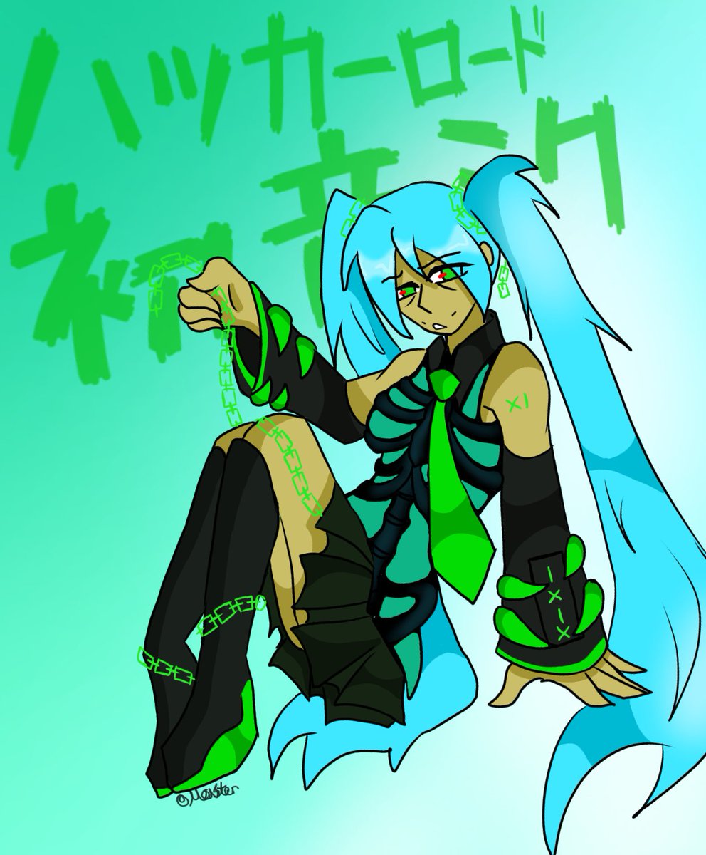 ItsdaMonster's tweet photo. Wanted to share this because I worked hard on it :]
Hatsune Miku but Hacker Lord
#art #artmoots #fallblox https://t.co/jPrCSRO2DS