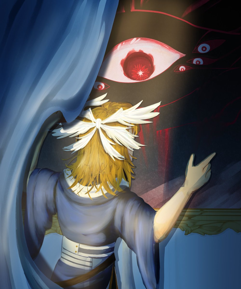 Nara_YK's tweet photo. As long as teyvat it's under their rule, the gaze of the heavens will be unforgettable for this troubled child.

Happy (late) birthday Albedo! What a beautiful painting you made!

#GenshinImpactㅤ #Albedo #Ronova https://t.co/kH157YsEW7