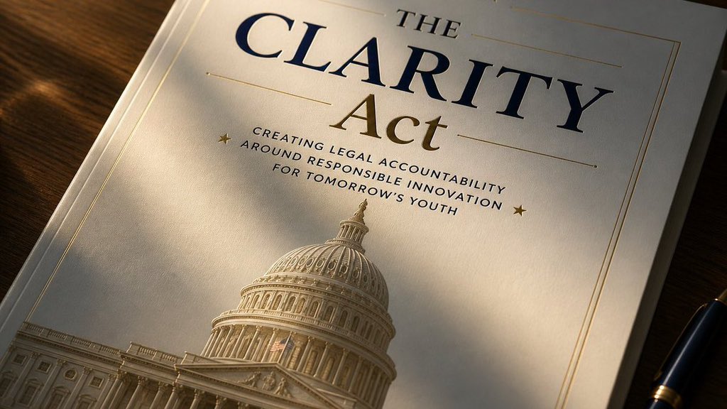 gwaendy_7's tweet photo. 🚨 🇺🇸 TOMORROW COULD BE A DEFINING MOMENT FOR CRYPTO.

The CLARITY Act is bigger than just another piece of legislation. It could finally give the U.S. crypto industry the regulatory clarity it has been waiting for creating a clearer path for builders, investors, institutions, and innovation.

Trillions of dollars are waiting to enter crypto, and clear regulation could open the door for massive institutional capital.

If the CLARITY Act advances, the message is powerful: America wants to lead the next era of finance, not watch it happen elsewhere.
And if you’re bullish on crypto, this is the kind of milestone you pay attention to 👀

Tomorrow, we find out whether the U.S. takes another major step toward making crypto mainstream.

The next chapter could be LEGENDARY.

CLARITY → REGULATION → INSTITUTIONAL ADOPTION → THE NEW MONEY ERA.

Let’s get it done🚀🔥