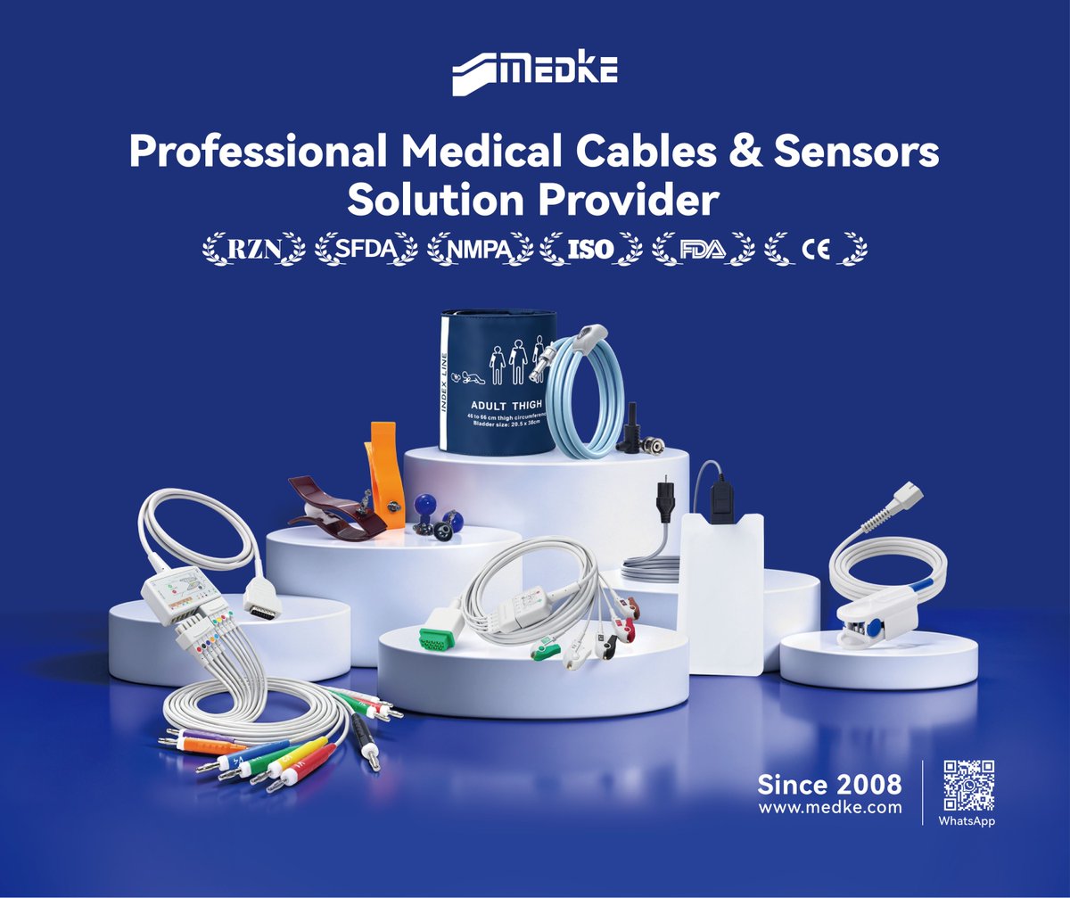 Medke_Medical's tweet photo. 📣 Medke is exhibiting in Vietnam next week!

📅 Sep 22–24 | 🔖 Booth M6
Pharmed &amp; Healthcare Vietnam 2026

ECG cables, SpO₂ sensors, NIBP cuffs — FDA, CE &amp; ISO certified. Come say hello 👋

#Medke #PharmedVietnam2026 #MedicalDevices #PatientMonitoring https://t.co/lKyO8z6pQE