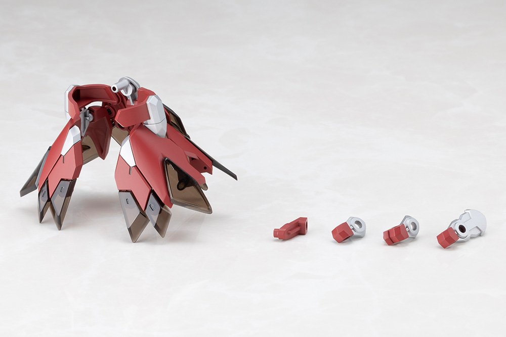 kotobukiyas's tweet photo. 【予約開始】
『M.S.G』より、『メカサプライ37 エクスアーマーE ディープレッドVer.』が登場！
通常のエクスアーマーEから本体成型色をディープレッド、クリアーパーツをブラックとしたオリジナルカラーで成型されています✨
https://t.co/yV7hPZ25K2 https://t.co/U8nuCj7Cdh