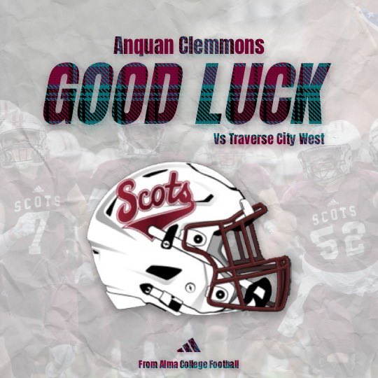 AnquanClemm0ns's tweet photo. Appreciate @CoachAlexDean and @AlmaScotsFB for the support going into Week 4! Grateful for the opportunity to keep building a relationship with the staff. Time to keep working and competing. 💪🏾 https://t.co/GVBueRPDb2