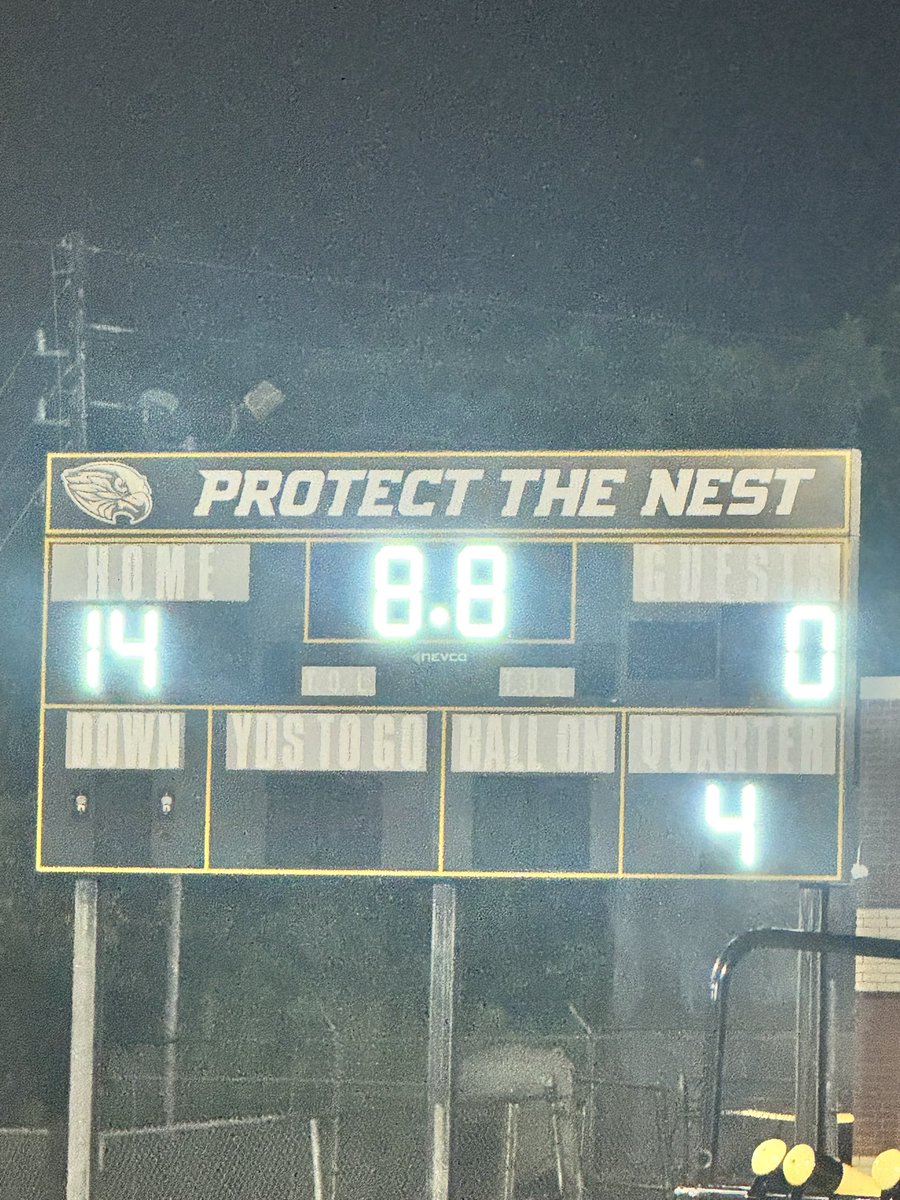 BJHAthletics's tweet photo. Briscoe 7A football with the big win.  #PTN @briscoe_eagles @FosterFootball @AthleticsFoster @lcisdathletics @FHSABC_TX https://t.co/thFxVTK9bQ