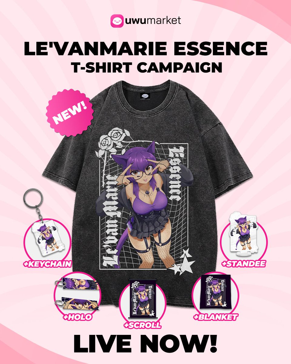 LevanChaos's tweet photo. Hello sweethearts guess what my t- shirt and add ons are offically live on @shopuwumarket site for 30 days  and we have 30 days to make 30 sales so the shirt can go in production please help this happen and show me and @AkiyamaART some love. https://t.co/81TAg6cMNd