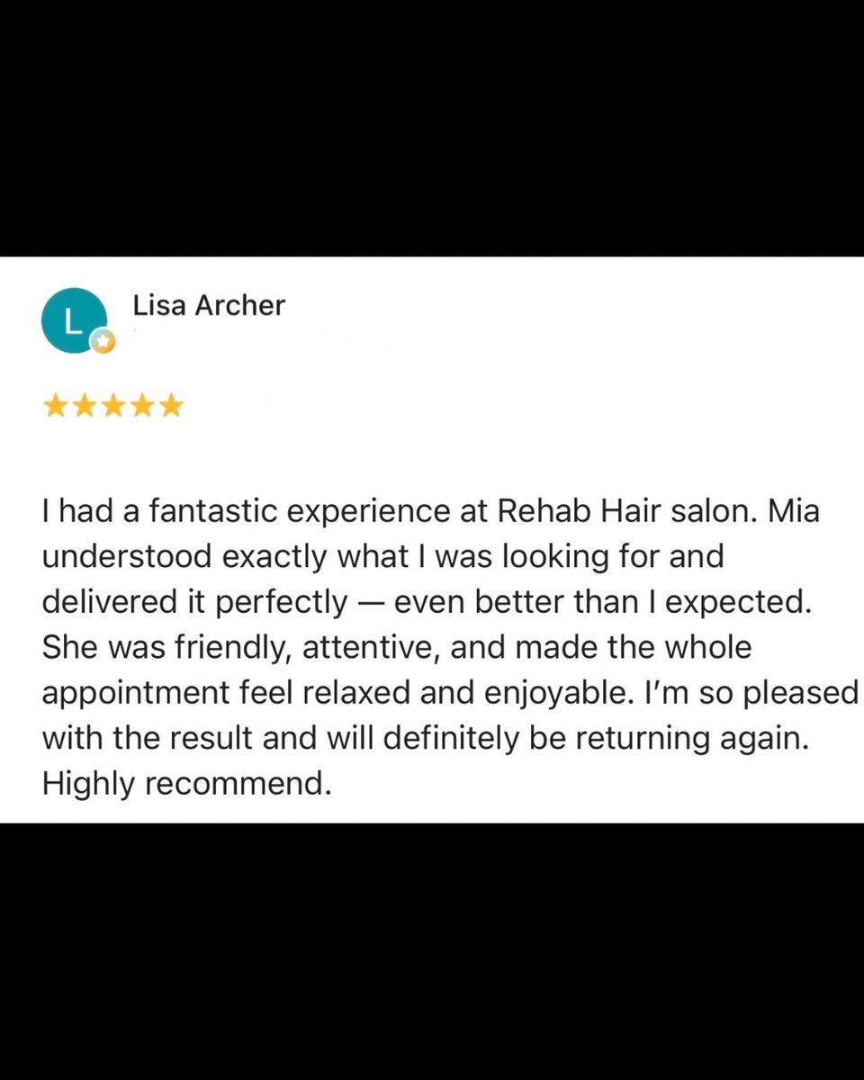 SabrinaMezwek's tweet photo. 5⭐️ Review 😊
Grateful 🙏 https://t.co/jrVonLqD5h
