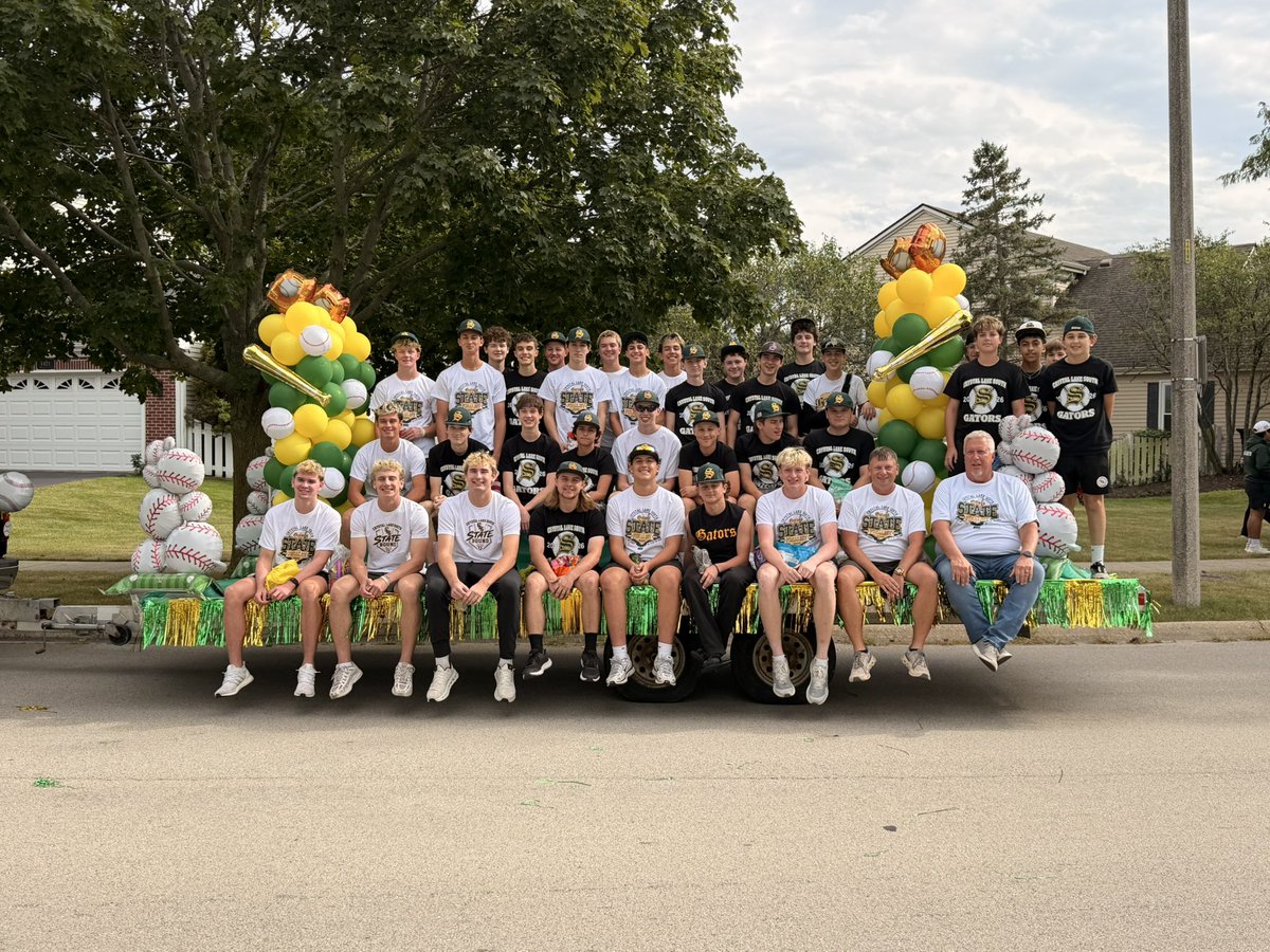CLSBaseball's tweet photo. Homecoming Parade 2026!  What a great way to kickoff the week.  The boys had a lot of fun.  Thank you to all our parents for putting together a great float &amp; @ShannonSto29451 for driving the truck! https://t.co/aWycugmQ7R