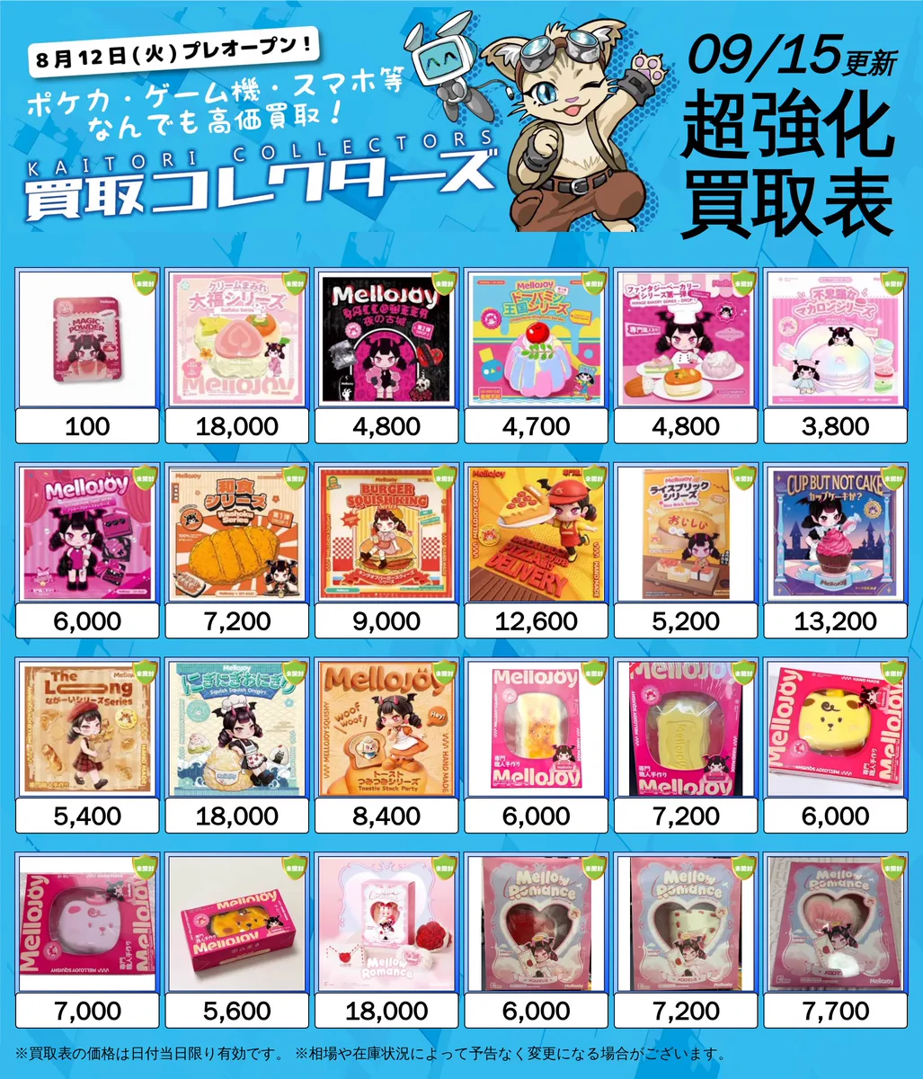 Mellojoy 未開封　終売レア含む　スクイーズ　おまとめ売り14点セット 買取コレクターズ秋葉原店 on X: 
