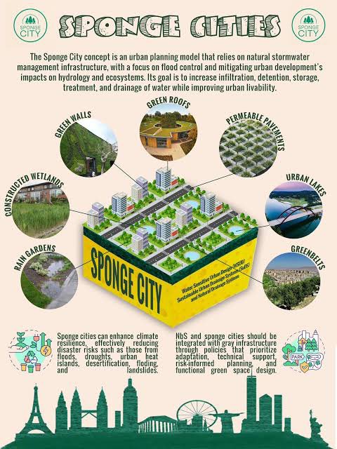 parklandspamoja's tweet photo. PERENNIAL FLOODING IN NAIROBI 

Solution below; as compiled and summarized by our very own @teddyobiero  Thank you.

SPONGE CITY CONCEPT
This is an urban planning model that simply uses nature-based solutions to absorb , store, clean and reside rainwater (storm water) instead of if quickly channeling it away through traditional inefficient concrete channels, pipes and drains

BIOSWALE is one of the primary micro-scale engineering tools used to achieve the sponge city concept goal.
These are gently sloped vegetated landscape channels designed to capture, treat, and infiltrate stir water off as an eco-friendly alternative to traditional concrete curbs and storm sewers.

Nairobi can achieve this easily; together with KURA we will be piloting a phase within Parklands to prove that this concept works and can be adopted across the whole city.

#sustainability
#spongecity
#Teddy4parklands
#Inawezekana 
@SakajaJohnson 
@UN 
@NDMU_Kenya 
@AfUncensored 
@EnviClimateC_Ke 
@DeboraBarasa 
@GulagstormRider 
@ntvkenya 
@TheStarKenya 
@TheAsianWeekly 
@Alfayaz11 
@ClimateReality