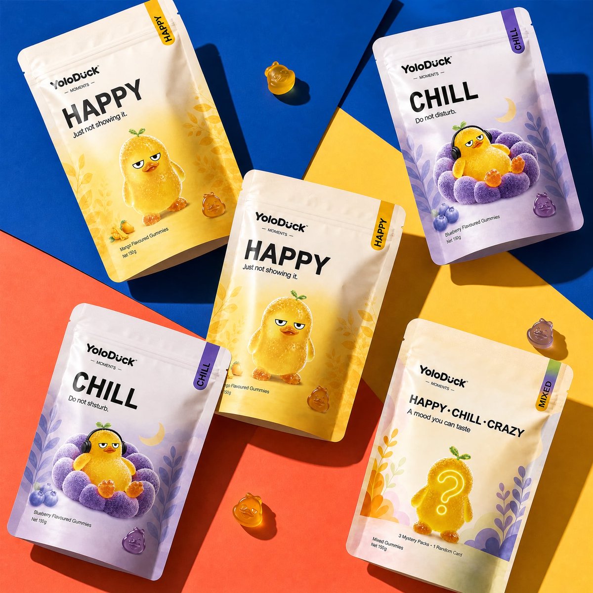 YOLODUCK_CANDY's tweet photo. 𝑷𝑰𝑪𝑲 𝒀𝑶𝑼𝑹 𝑽𝑰𝑩𝑬. 💛
𝑯𝑨𝑷𝑷𝒀. 𝑪𝑯𝑰𝑳𝑳. 𝑪𝑹𝑨𝒁𝒀. 🍬

#yoloduck #moments #candymood #gummycandy https://t.co/XgsIJ4rnm6