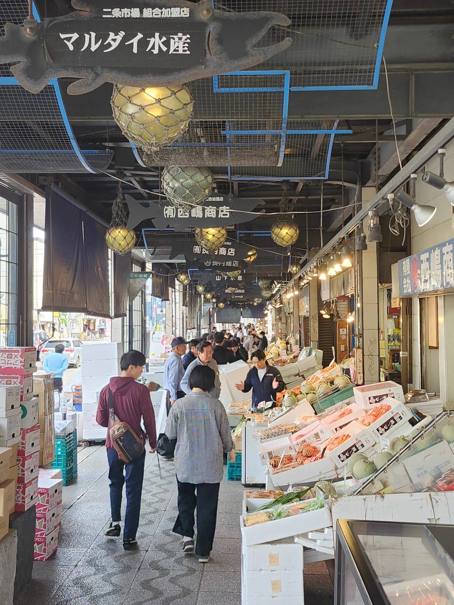 二条市場 インバウンド