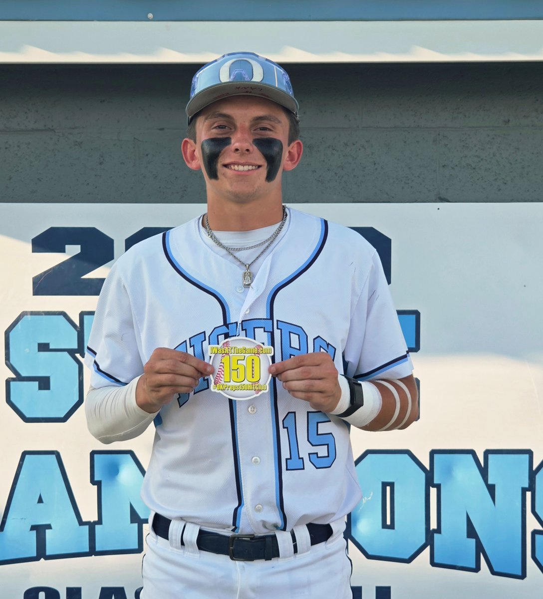 IWasAtTheGame's tweet photo. Another #OKPrepsClub sticker has landed for Baseball! ⚾️
This time in OKTAHA with #OKPreps LASTYN TAYLOR who now has his I Was At The Game #OKPreps150HitClub sticker!
Congratulations Lastyn and welcome, officially, to the club!
@OktahaBaseball #OKPrepsBaseball https://t.co/Ddo5Y0TbA1