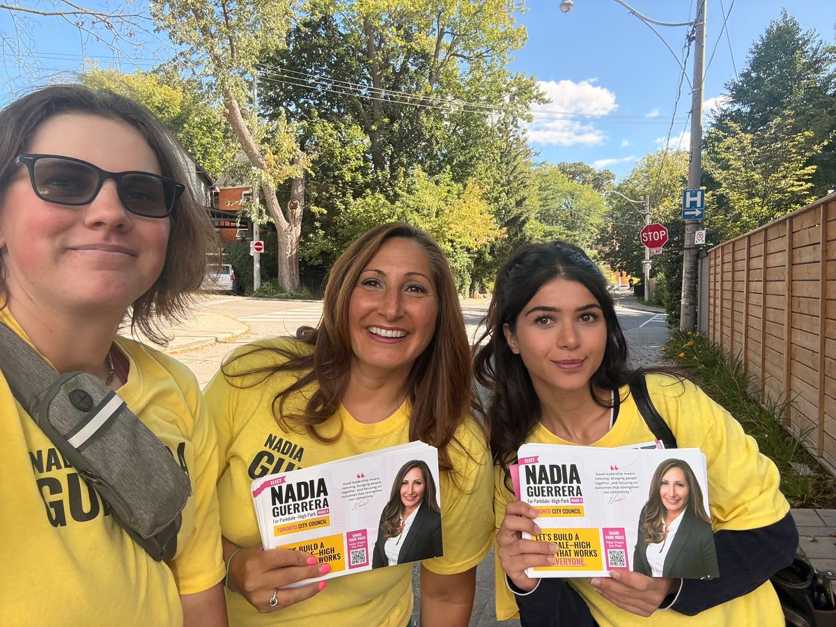 nadia_guerrera's tweet photo. Many people are rolling up their sleeves to build this campaign across Ward 4💛

Grateful for everyone talking to neighbours, sharing ideas &amp; helping turn shared priorities into action.

That’s the coalition-building I’ll bring to City Hall.

#Ward4 #ParkdaleHighPark #topoli https://t.co/eyLvhXSusX