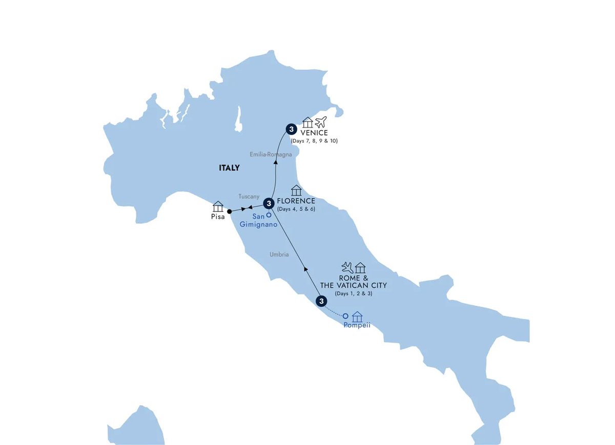 HobbitzTravel's tweet photo. Double your Global Tour Rewards until September 18th & enjoy an extra 10% off, combinable with promos!
#EasyPaceItaly #ItalyTravel #PremiumTravel #MakeTravelMatter
#HobbitzTravel2026 #TravelBestBets2026
#VacationIsCalling2026๐บ
#TheTimeToBookIsNow2026โณ
#PictureYourselfThere2026 https://t.co/l4ZuctII1D