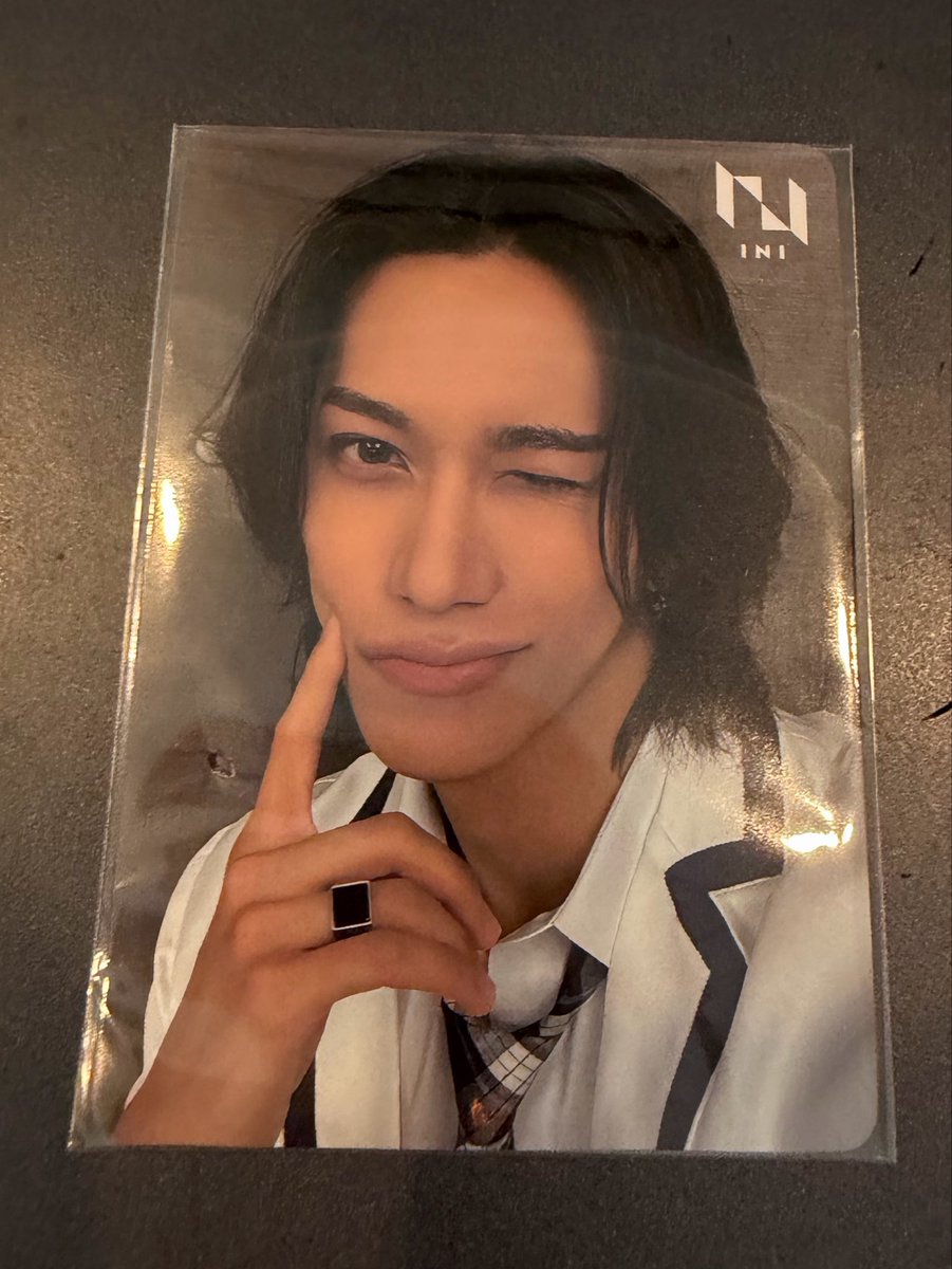 naaa24_7_'s tweet photo. INI ANTHEM トレカ 封入 特典 交換
結成5周年記念 制服風トレカ第1弾ver.

【譲】池﨑 (池崎)
【求】 同種 池﨑、松田以外

東京ドーム手渡し

お気軽にお声掛けください❕
 #INI求 #INI譲 #INI求 https://t.co/tyxRHmi35j