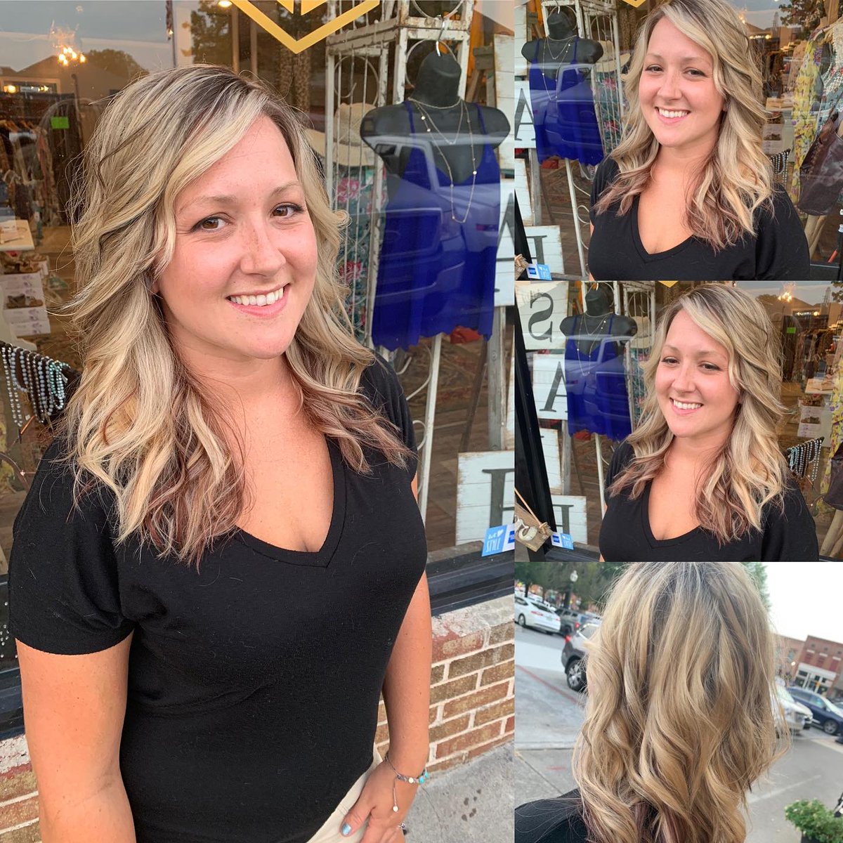 WillowNarcblm's tweet photo. Our beautiful guest Christie, wanted more depth and dimension in her hair. Swipe left for her before! ❤️ https://t.co/B3VzKMXH9p