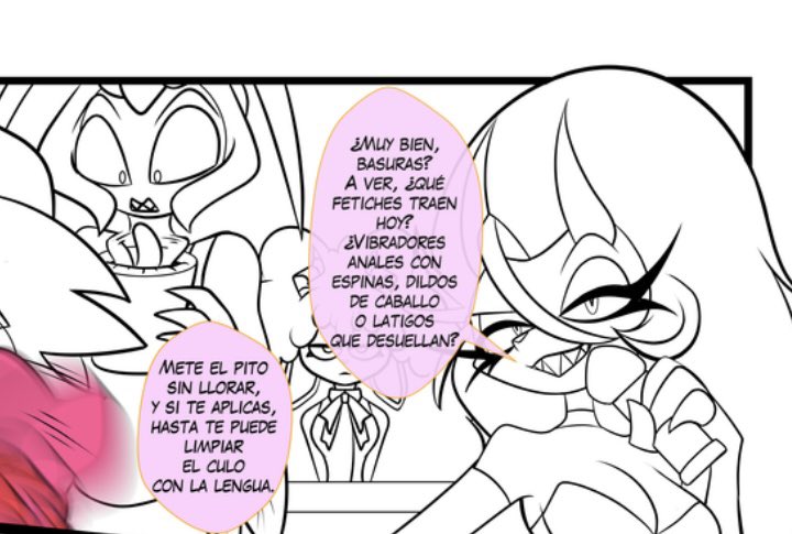lustglitter's tweet photo. Coloring this comic tomorrow and working on animation storyboards: OCs looking to get wild with Loona, Millie, and whoever else joins the party.
Join while I revive the Discord to check the updates. 👇
#helluvaboss #hazbinhotel #fanart #mangs #vivziepop #loona #millie #furry https://t.co/7MSw7BL0iC