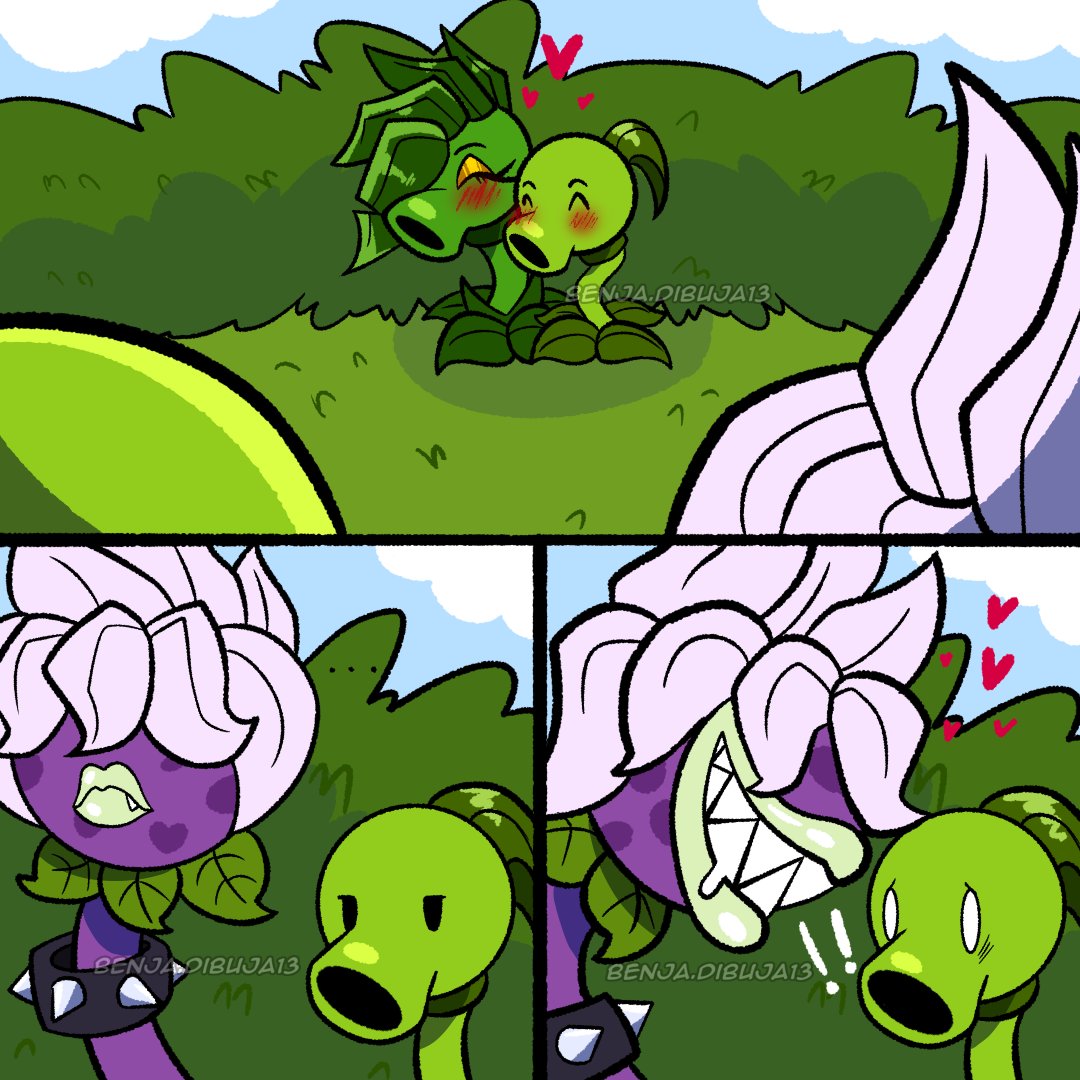 Benjadibuja13's tweet photo. The carnivorous plant wants its Peashooter too.
#pvzoc #PVZ #peashooter #peablaze https://t.co/9qTS4MWC7P