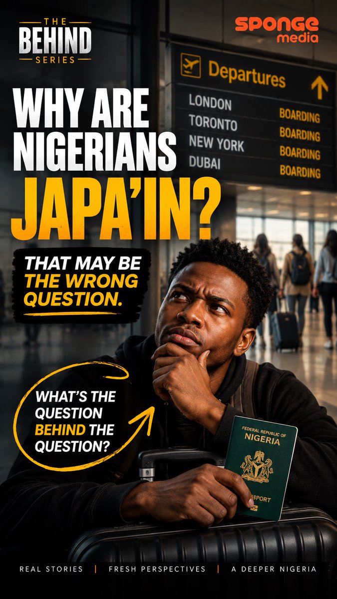 Naija's tweet photo. Asking why some Nigerians are choosing to leave Nigeria, not the right question. https://t.co/I6H9WgiJvb