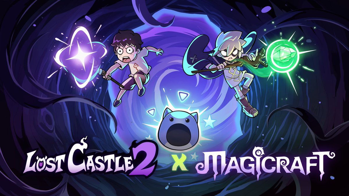 LostCastle2Game's tweet photo. 🎁 GIVEAWAY ALERT 🎁
Lost Castle 2 × Magicraft collab officially launches Sept 23!
To celebrate, we're giving away:
• 3 × $15 USD gift cards
• 3 × Lost Castle 2 game CDKs
How to enter:
✅ Follow us
✅ Like OR RT
Ends Sept 22. Good luck! 🍀
#LostCastle2#Giveaway https://t.co/fckqCNh0os