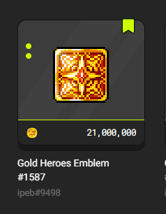 ipebbbb's tweet photo. Bought the Gold Heroes Emblem for 21M NESO—got a massive +800k CP boost and pushed straight into 5M CP!
Feeling strong for bossing, but financially ruined. Please @MaplestoryU  bless my weekly on this week so I can bounce back! 😭🙏⛏️

#DearMSNDairy #MSU #MapleStory https://t.co/ytpL1P9M3I