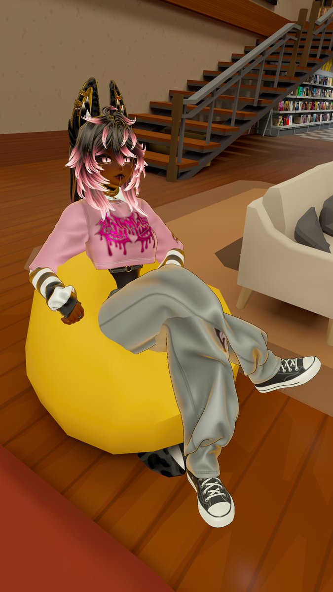 Slumberpaw's tweet photo. Chillin' at the music shop~
Avatar: RE: Bakari by heartmarksman
#vrcphotography #vrcphotos https://t.co/G65wa6s3xd