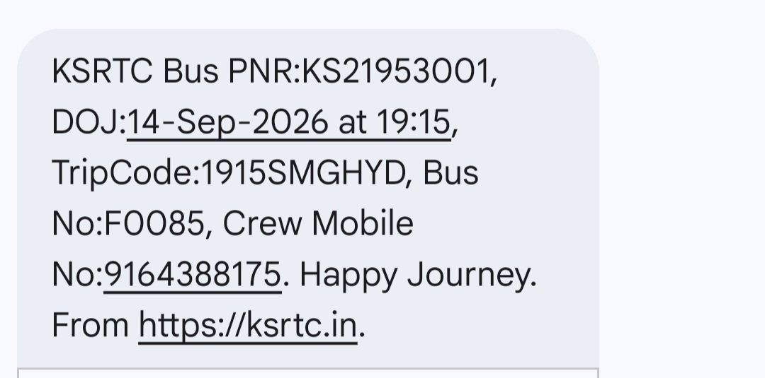 rbhasri's tweet photo. @KSRTC_Journeys Either change your timings on app or ask your crews to keep up with the timing by avoiding unauthorized stops. https://t.co/1jzCWNjVmk