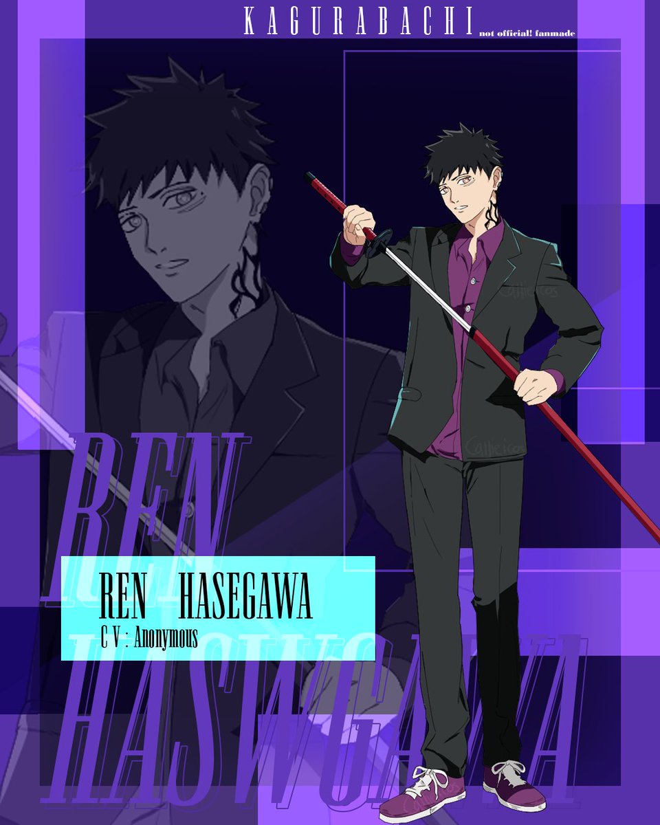 callieicos's tweet photo. The character visual for Ren Hasegawa (CV: Anon) is out now!
See it here: 📺
(THIS IS PURELY FANMADE AND NOT OFFICIAL IN ANY WAY!! THIS IS MY #kagurabachi #bachioc) https://t.co/hrDsNyun13