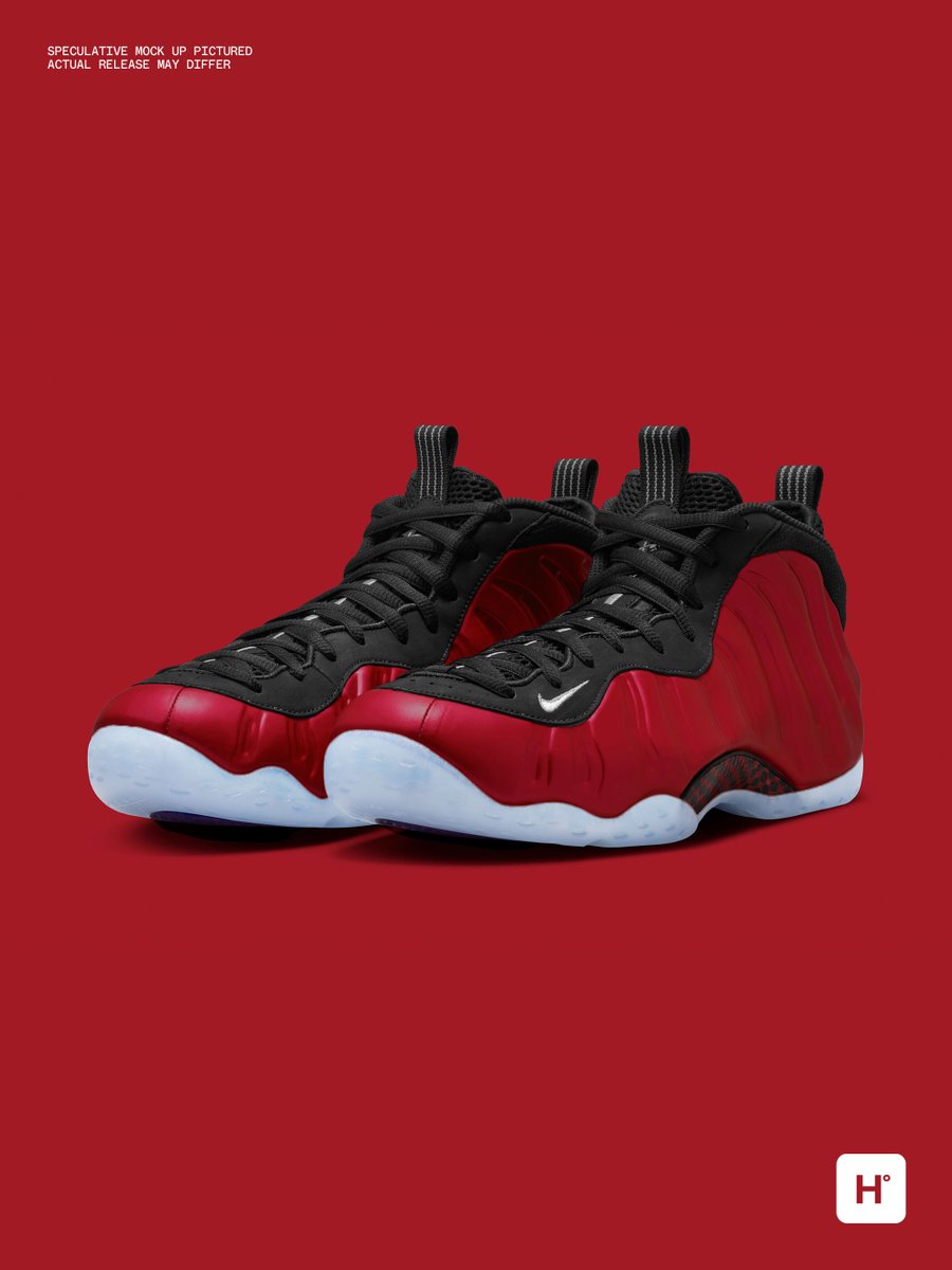 houseofheat's tweet photo. Nike SB Air Foamposite One "Team Red" Release Expected Spring 2027 🍎 https://t.co/F2FTMcyQx8