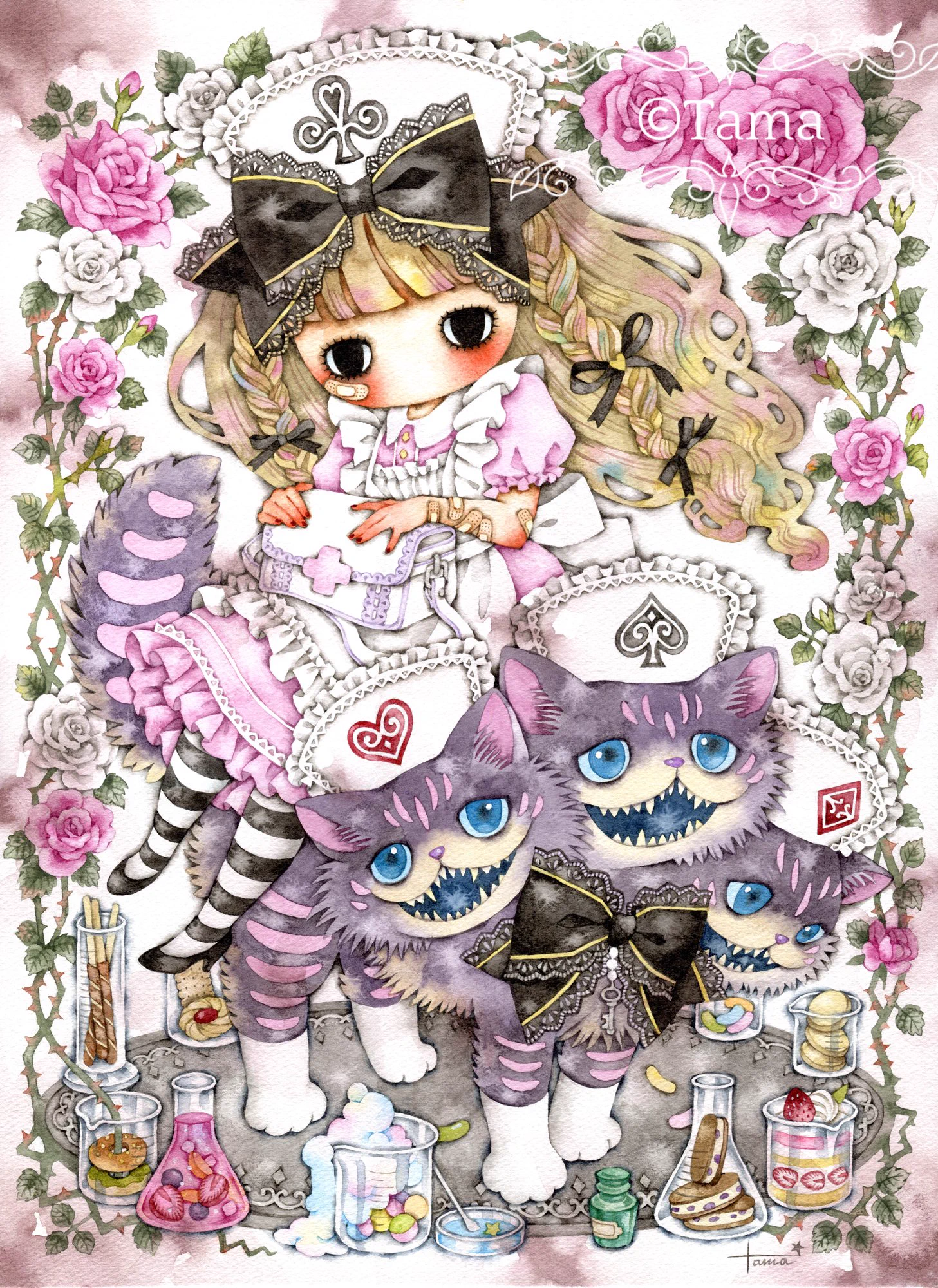 たま💜少女主義的水彩画家 on X: 