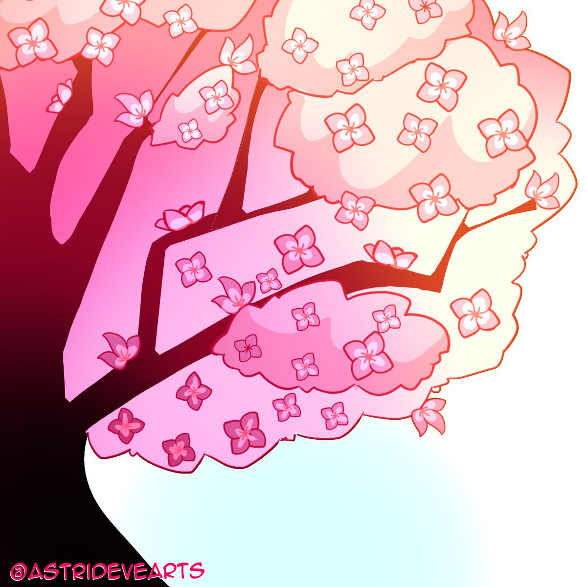 AstridEveArts's tweet photo. Day 14: Cherry Blossom Tree
#artember2026 #artember #septemberartmonth #astridevearts https://t.co/W8JgPV8Ek5