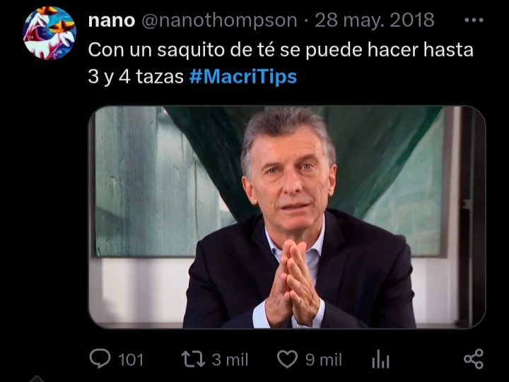 touluwa's tweet photo. Dos memes análogos: los macritips y el león con la motosierra. https://t.co/zslzpBwc94