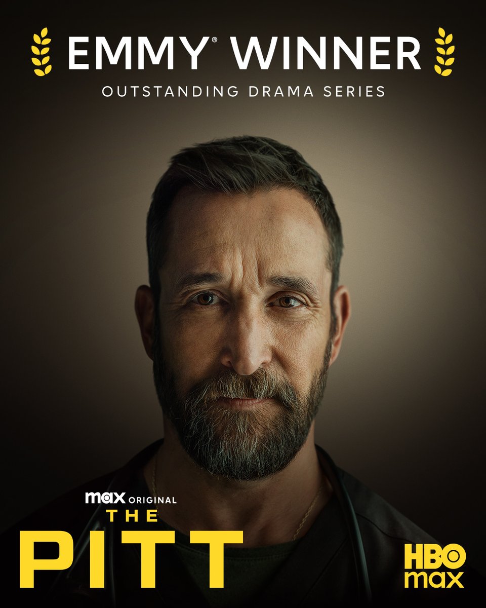 hbomax's tweet photo. Code Emmy. #ThePitt #Emmys https://t.co/5wA2afhNG2