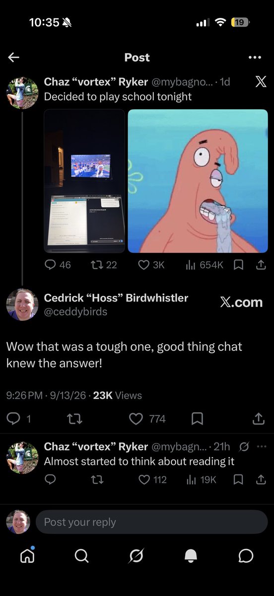 ceddybirds's tweet photo. Most likes in my beev career. Thanks for the platform @mybagnotyours #smallburner #thearticle https://t.co/tecIXjoSNF