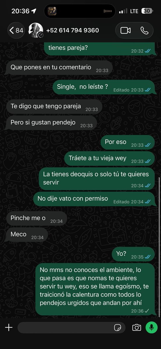 SWPARCUU1511's tweet photo. Se ofendió la señorita jajaja, chingado si son pareja que son esas mmds de andar ofreciéndose como solos, y todavía le doy la oportunidad de que me traiga a su vieja para ser 2 pa 2, ustedes juzguen parejas https://t.co/GBQ2G903V2