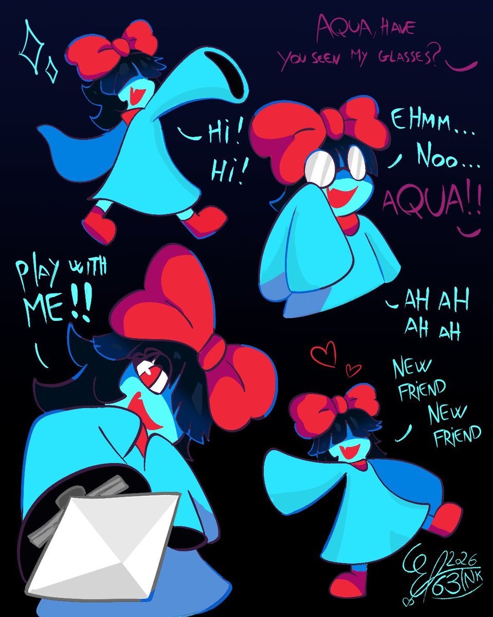 MielinaDraw's tweet photo. AQUAAAA!!! 💙💙💙 
In my opinion she is the best character in chapter 5. Play with her!!!

#aqua #deltarune ㅤㅤ https://t.co/oPyLJkL2o1
