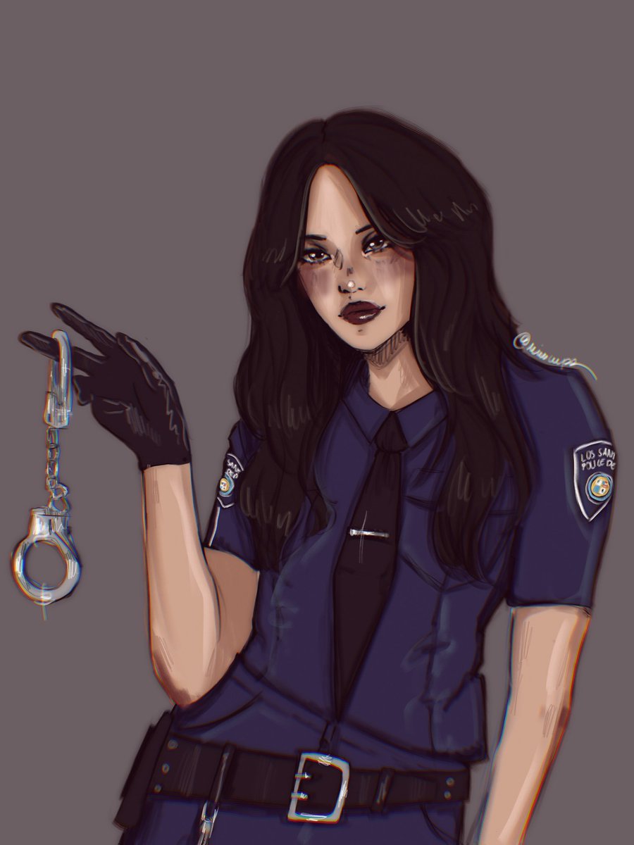 mimcups's tweet photo. hands behind your back~ 🚨

i love hicCOPs already
@Valkyrae https://t.co/O1ALd3IjgG