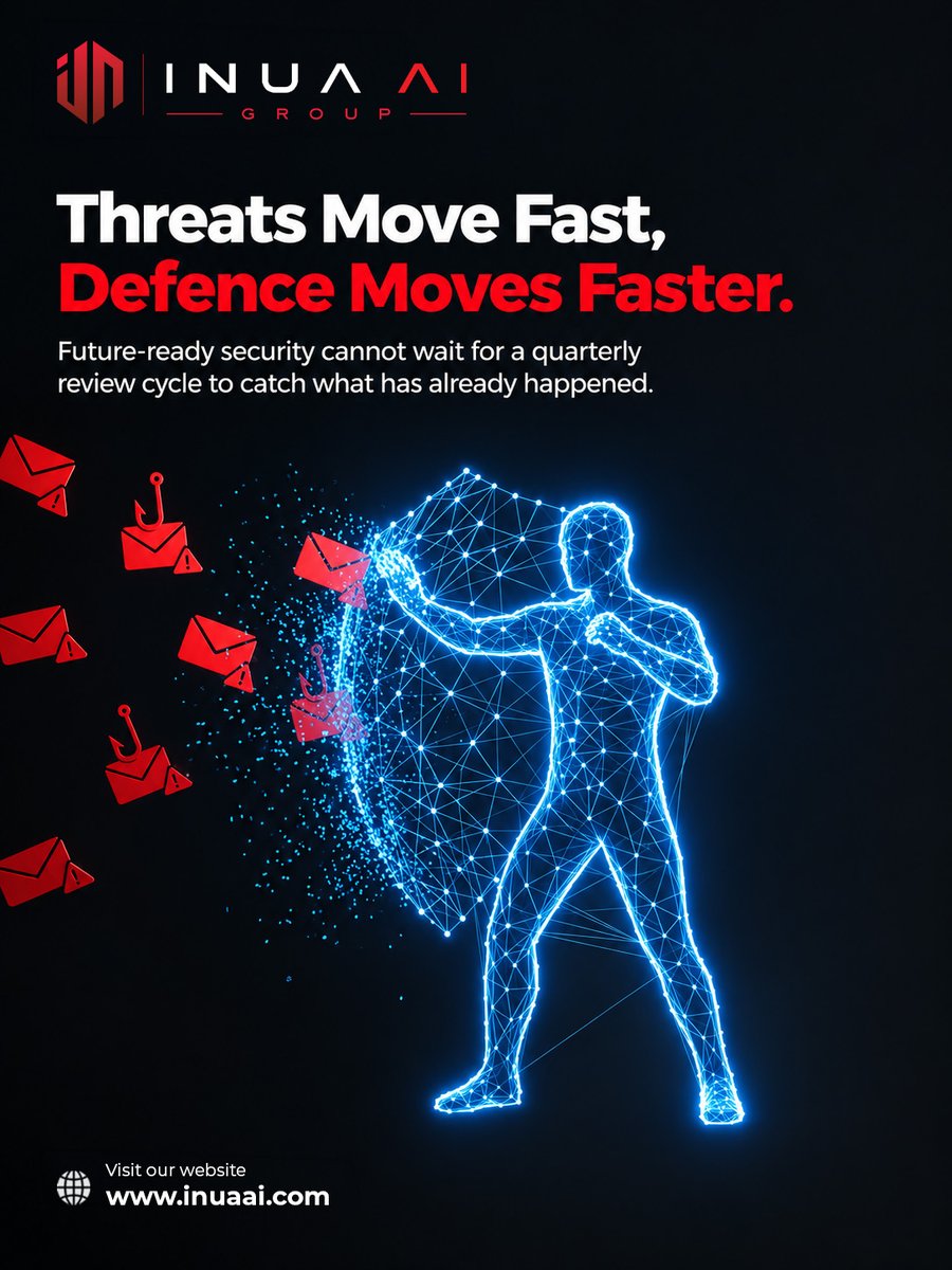 INUA_AI's tweet photo. A quarterly security report is history, not protection. @QuantumSyn_AI watches continuously in real time. #INUAAIGroup #QuantumSynapseAI https://t.co/4BY4p13nba