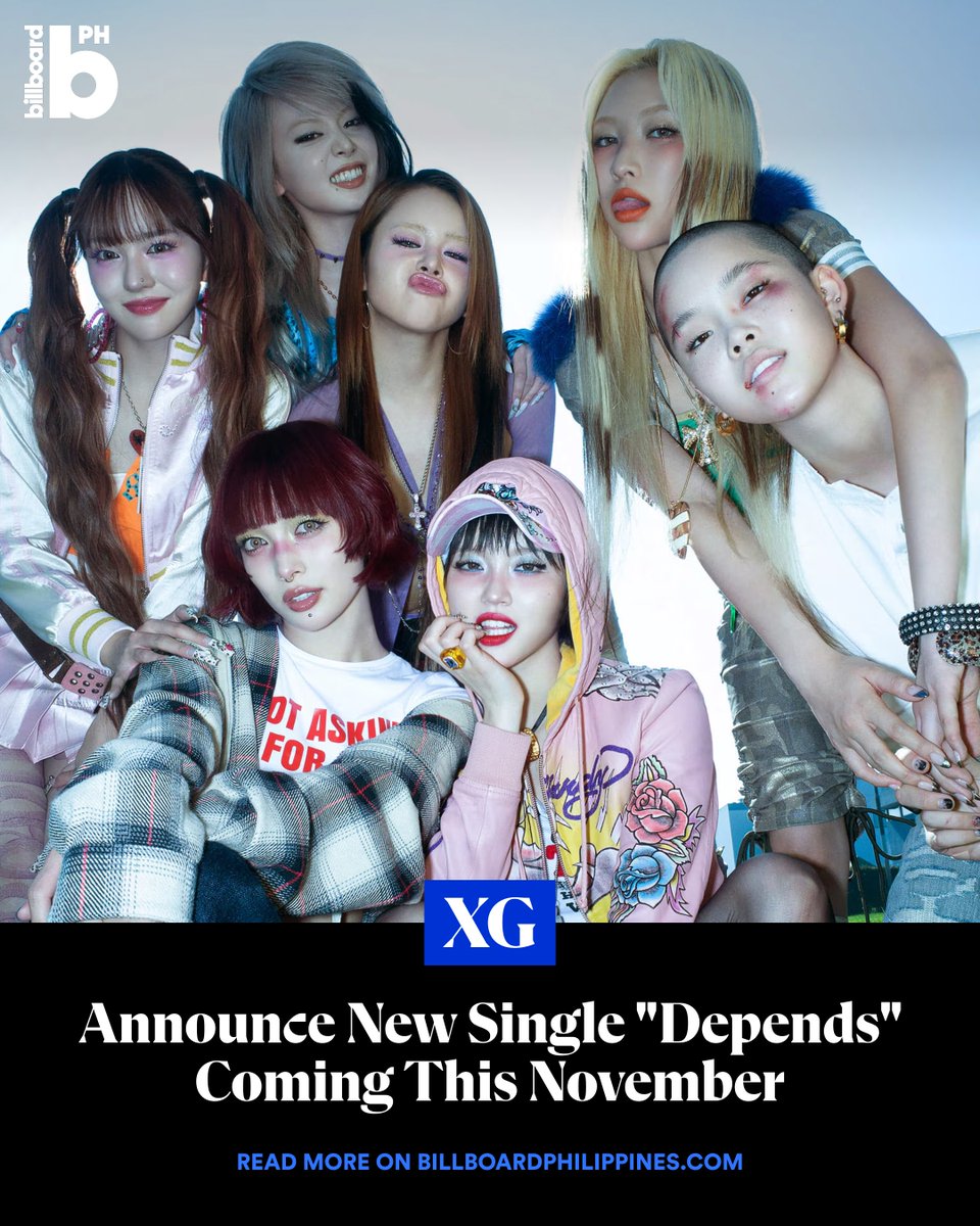 BBPHOfficial's tweet photo. XG (@XGOfficial_) are gearing up for their upcoming single “Depends,” dropping this November.

Read more here:
https://t.co/6hb9eJPRHg 

#BillboardPhilippines #BillboardPH https://t.co/jNVZi8INTX