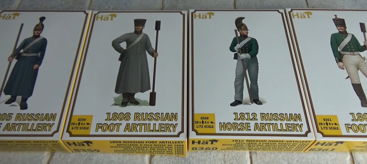 HatMiniatures's tweet photo. Unboxing the 1/72 Napoleonic Russian Artillery by @Brist982450: https://t.co/Z8zkbUddtK https://t.co/kW3c8E7wpI