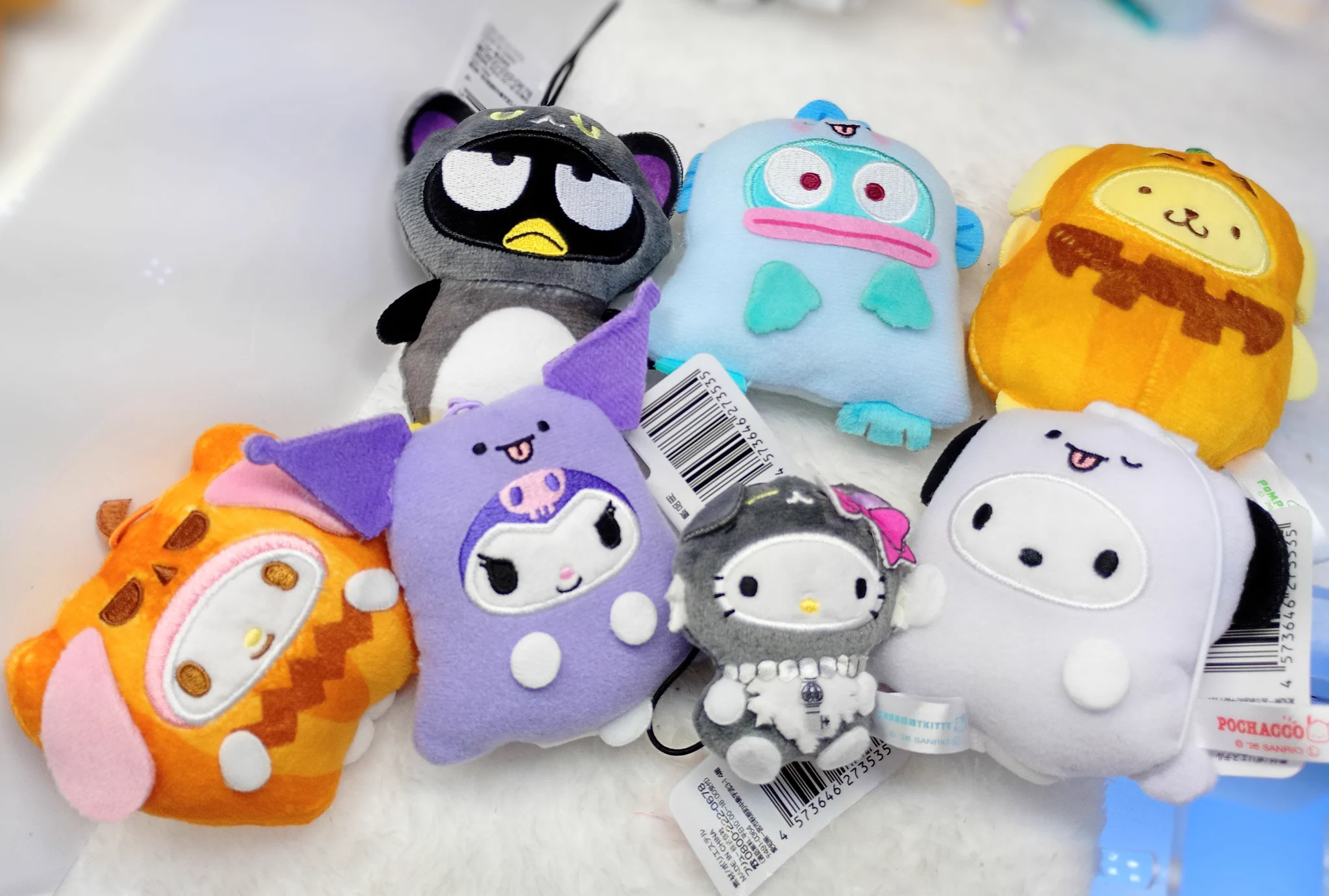 サンリオキャラクターズ ぺたんこ着ぐるみマスコット 全8種セット 🧸ラウンドワン池袋店景品情報🎮 على X: 
