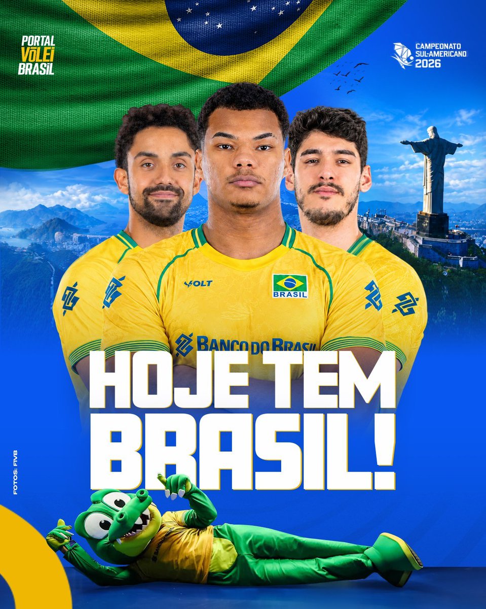 portal_volei's tweet photo. CHEGOU O DIA! 🥳
AGORA É COM ELES! 🙏
HOJE TEM BRASIL! 🇧🇷
DEUS NOS PROTEJA! 🕊️ https://t.co/U0IiqZaW49
