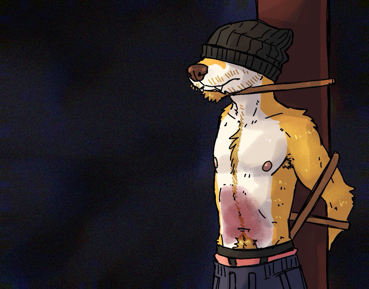 Bactover's tweet photo. made a free, simple Kink game surrounding Gut punching using my main sona Neto, survive the kidnapping be flexing on time relying only on sound cues! https://t.co/z2dNmwSVNg