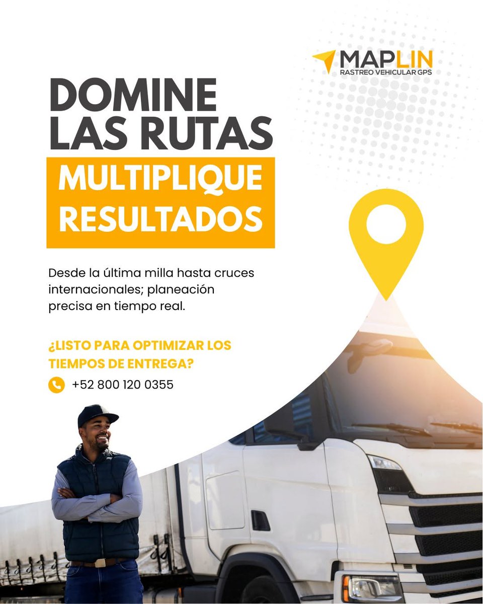 MaplinGps's tweet photo. La logística moderna no permite retrasos ni improvisaciones.

Toma el control absoluto de tus unidades, optimiza itinerarios, crea geocercas inteligentes y reduce kilómetros muertos con la plataforma web de Maplin GPS. https://t.co/04Kd4T9rMu