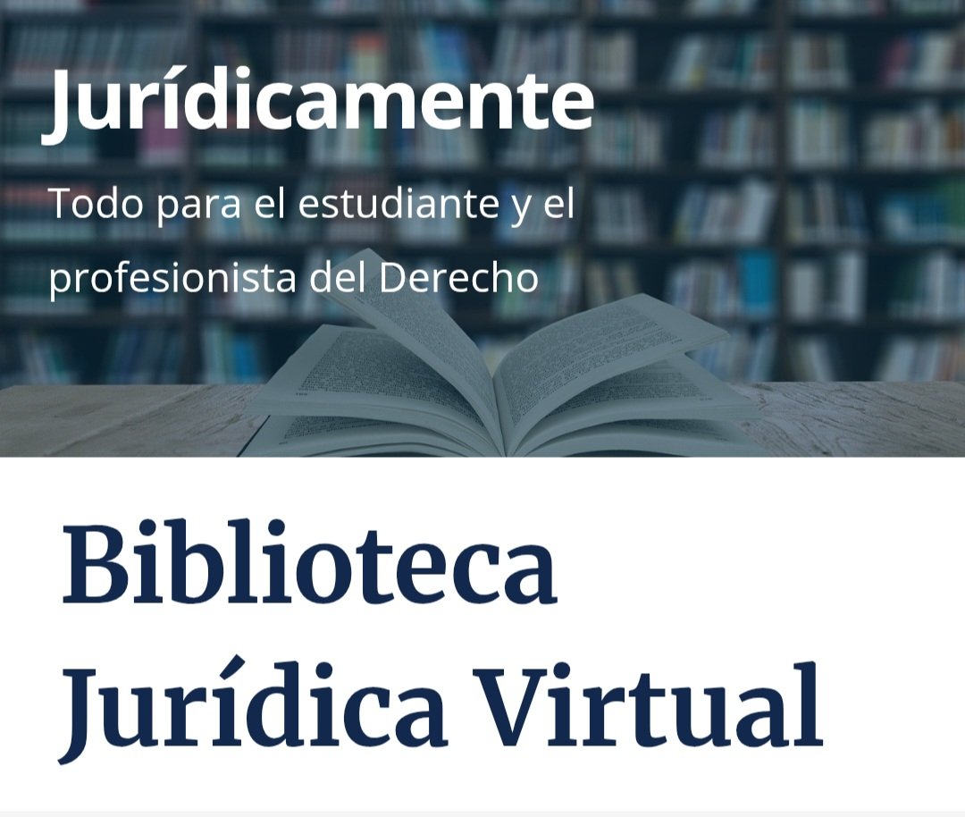 juangaleanorey's tweet photo. Jurídicamente
Todo para el estudiante y el profesionista del Derecho
Biblioteca Jurídica Virtual
25 libros gratis para descarga 
👇
https://t.co/2GIydCkC5I https://t.co/zJHInWbK5i