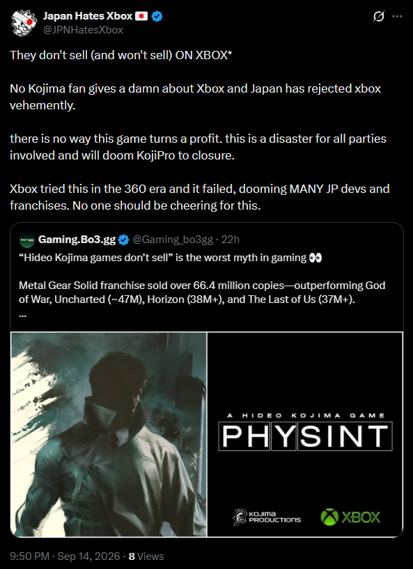 Dungeon00X's tweet photo. Mother fucker, we know for a FACT you crashed out so hard you deleted your account when you heard the news. The only reason you came back is because you are addicted to Twitter and can't help but shit on Xbox. https://t.co/G20IpnALYN