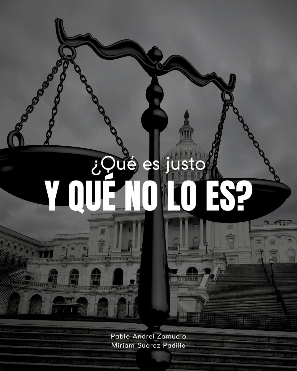 pabloandreiPAZ's tweet photo. ⚖️ ¿Justicia es darle a todos exactamente lo mismo? No siempre.

Lo verdaderamente justo es reconocer que cada persona vive circunstancias distintas, pero que todas merecen los mismos derechos, oportunidades y dignidad. 🌍✨

Lo injusto es normalizar la desigualdad. La justicia no se trata solo de seguir reglas, sino de construir una sociedad más empática y humana. 🤝

💬 Para ti, ¿qué es lo más injusto que hemos normalizado? Te leo en los comentarios. 👇🏼